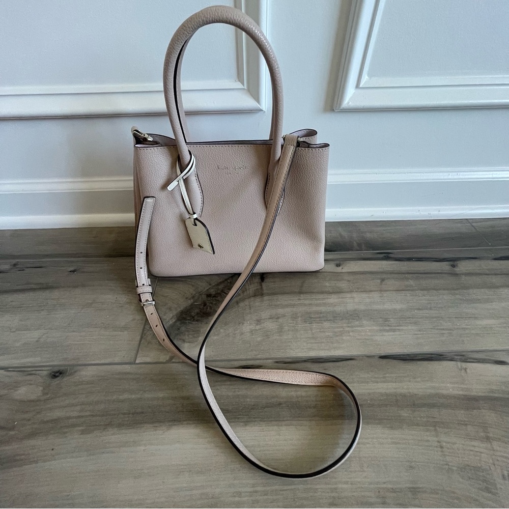 Kate Spade Eva Small Satchel Crossbody  Bag Blush